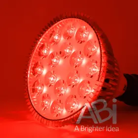 Gr-par38-26w-red Abi True 26w 620-630nm Red Led Grow Light Bulb With Active Cooling #2