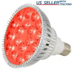 Gr-par38-26w-red Abi True 26w 620-630nm Red Led Grow Light Bulb With Active Cooling