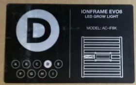 Evo8 Ac Infinity 819137024076 Ionframe Commercial Led Grow Light 730w Used #2