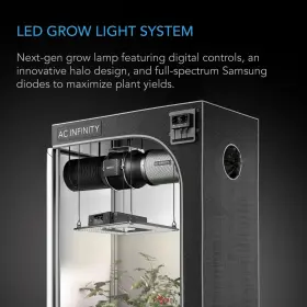 Ac-igs22 Ac Infinity New Iongrid S22 130w Full Spectrum Samsung Led Grow Light -