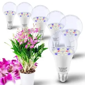 Agu10435 Alide A19 Led Plant Grow Light Bulbs Indoor Plants Full Spectrum Sun E26 6 #2