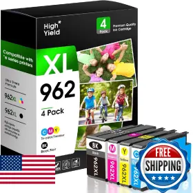 Amazink B0fg3lwwv8 962xl Ink Replacement For 962 Xl Cartridges Works With Officejet P