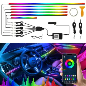 B0bgs7hny2 Amki Car Interior Led Strip Lights With App Control Dynamic Dreamcolor Sound Active