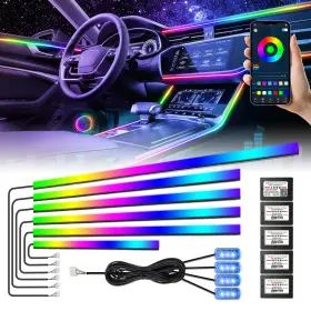 B0c7zvdsk8 Amki Dreamcolor Acrylic Interior Led Strip Light Neon Wireless App Control
