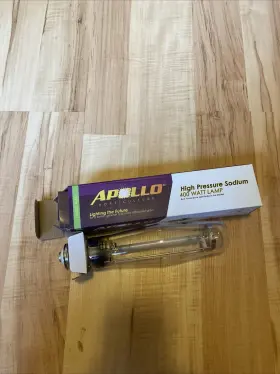 Apollo 638104011983 400 Watt Hps High Pressure Sodium Bulb Lamp Horticulture New Metal Halide