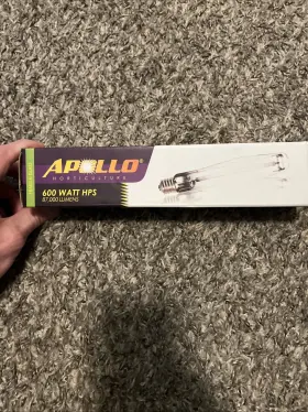 Apollo Horticulture 849344010982 600 Watt Hps 87 000 Lumens