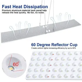 100.0 Aspiretek 732233386605 Desktop Led Grow Light 100w For Indoor Plants Tabletop Lamp Watts #3
