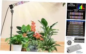 100w Aspiretek 732233390510 Led Grow Light Standing For Indoor Plants Adjustable Plant Lamp On