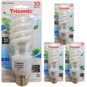 Atb-dw-1533aa-4 Atb 4 X Light Bulbs Daylight Cfl Fluorescent Compact 33 Watts 150w Repl 6400k