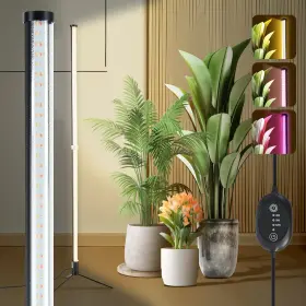 Atmel Z01pro Standing Grow Lights For Indoor Plants With Timer 3 Adjustable Modes F