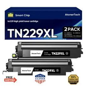Mfc-l3780c Atonertech B0dnm4y9pv Brother Tn229 Tn229xl Black High Yield Toner Cartridge Compatible For