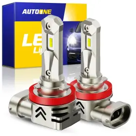 Autoone-hh0818-10sh11-ds Autoone Upgraded H11/h8/h9 Led Bulbs 600% Ultra Brightness 6500k Cool White