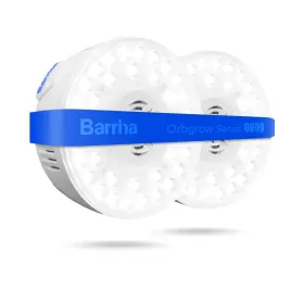 Og09-2 Barrina Orbgrow Og09 Puck Led Grow Light 5000k 18w 2 X 9w 270 Watt Equiv