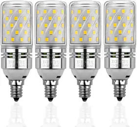 B-corn4p-12w-e12-ww Bhch E12 Led Corn Bulbs 12w 3000k Warm White 1200lm Small Edison Screw 100w