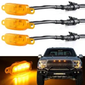 B08zkktqtb Boigoo Car Amber Grille Lights For Dodge Ram 1500 13-18 Raptor Style