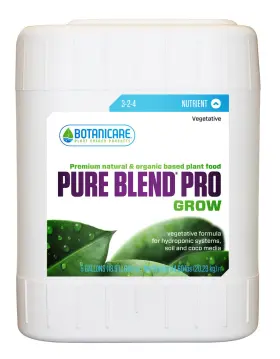 Bcpbpg5 Botanicare Pure Blend Pro Grow 5 Gallon - Hydroponics Nutrient