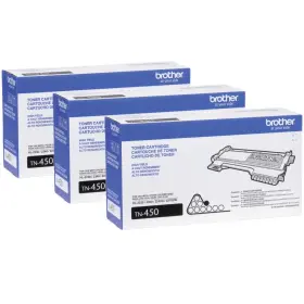 B007i5daqq Brother Genuine Tn450 3-pack High Yield Black Toner Cartridge Approx. 7 500 Pa
