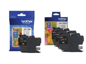 Lc30113pks Brother B07vjpj13f Genuine Lc3011bk Ink Cartridges - Black/cyan/magenta/yellow
