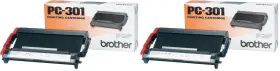 B0dc81v714 Brother Pc-301 Fax Printer Cartridge Pack Of 2 Retail Packaging