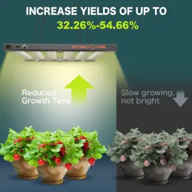 Butterfly Farm 800689571200 Led Grow Light 320w Lights For Indoor Plants Full Spectrum Foldable #3