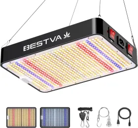 Dc1000 Bxgd 745950001607 Bestva 2025 Hydroponic Grow Light With High Yield Diodes Full Spectrum Led
