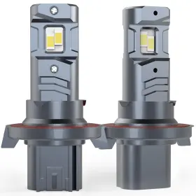 Wfs98 Chopdark H13 9008 Led Bulbs Hi/lo 20000lm Bright 40w 6500k Cold White Fanless Emc Comp