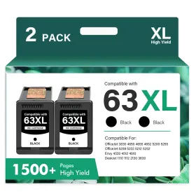 Cool Toner B0flxj2spj 63 63xl Black Ink Cartridge Replacement For Hp63xl Xl Hp Envy 4520 Of