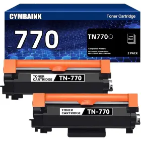 B0bdqgwswp Cymbaink Twin Pack Tn770 Compatible Toner Cartridge For Brother Hl-l2370 Mfc-l2