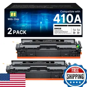 B0bzppf5d3 Dmge 410a Toner Cartridge 2-pack Compatible Hp Cf410a 410x Color Laser