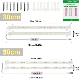 Dongpai 629722459226 Grow Light Strips For Indoor Plants Auto On And Off Stick To Anywhere #2