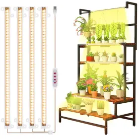 Dongpai 629722459226 Grow Light Strips For Indoor Plants Auto On And Off Stick To Anywhere