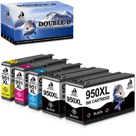 Double D B0fvdxf6rq Compatible 950 951xl Combo Pack Ink Cartridges Set For Hp 950xl F