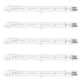 R7s-hb-150w-5 Dumiloo R7s Halogen Bulbs 150w Dimmable 120v 118mm T3 J Type Floodlight Bulb With Lon