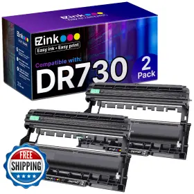 B089cfzf5y E-z Ink Dr730 Compatible Drum Unit 2-pack For Brother Hl-l2350d Series Printer