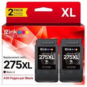 B0dscxys8p E-z Ink 275xl Pg275 Black Cartridges Replacement - 2-pack Compatible