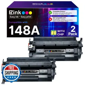 B0fjmbmr3l E-z Ink 148a Toner Cartridge Replacement For Hp 4001n 4101fdw With Chip