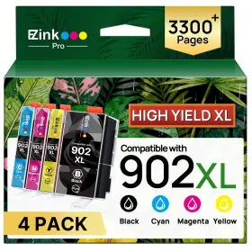 B0fgpymkdf E-z Ink Pro Compatible 902 902xl Cartridges For Hp Officejet Printers 4