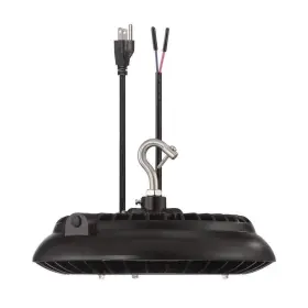 Gl11r150mh Envirolite Led Plant Grow Light 11 Inch 150w Full Spectrum Aluminum Round Black #3