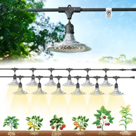 Everygrow 787996613420 Outdoor Waterproof Grow Light 41ft Daisy Chain Led Full Spectrum Ul Certif