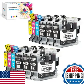 B0bgrwfb8g F Finders&co Lc203xl Lc201xl Ink Cartridge Replacement For Brother Mfc-j Series - 12 Pack