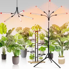 Fecida 657381360645 Gamechanger 45w 5head Tripod Stand Tall Plant Light 2025 Grow Lights