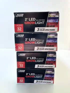 Glp24adjs Feit Electric Glp24adjs/19w/led Lot Of 4 24 Inch Led 3 Adjustable Spectrum Plant Grow Light 19 W #3