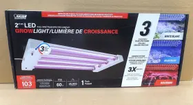 Glp24adjs Feit Electric Glp24adjs/60w/ 60w Led 3 Adjustable Spectrum 24 Inch Linkable Plant Grow Light