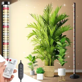 Ewittti20 Fizzeal Standing Grow Lights For Indoor Plants With Remote Timer 6000k 243 Leds Full