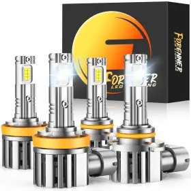 Foh119005f80401010 Forenner H11 9005 Light Bulb Combo 60000lm Brightness 900% Brighter 1 Siz