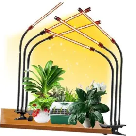 Jz03 Frgrow Grow Lights For Indoor Plants Full Spectrum Led Plant 27 Watts 2 Pcs