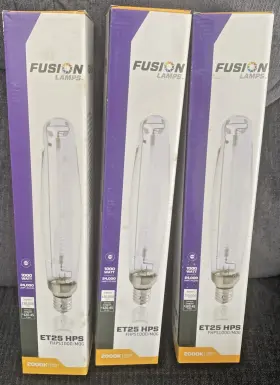 Fhps10000 Fusion 190010002832 Three Lamps Et25 High Pressure Sodium Fhps10000/m0g 2000k Candle Light