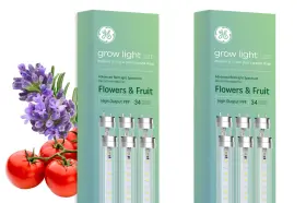 93129194 Ge 12 Led Tubes Grow Lights For Indoor Plants T8 Light Bulbs Flowers