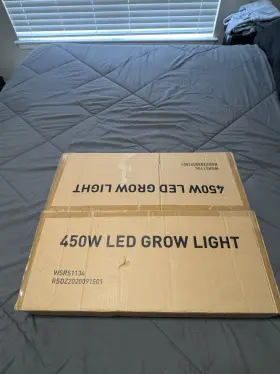 Hlb-22ch-60a Gerlove Wsrs1134 450w Led Grow Light Indoor Hydroponics Panel