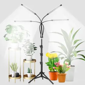 Ghodec 781621159192 Grow Light With Stand 5500k Full Spectrum Gooseneck Floor Plant